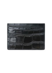 Classic Crocodile Pattern Card Holder Men Women Genuine Leather Credit Card Case ID Card Holder Card Holder Wallet Purse Pouch