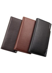 Luxury Men's PU Leather Long Zipper Wallets Masculina Carteras ID Credit Card Holder Clutch Purse Billetera wallet portefeuille