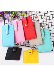 1pc cute pure color three card small card set meal card bus subway transport card holder accessories card package