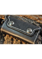 Leather Housekeeper Zipper Card Case Men Women Car Key Key Holder Organizer Fashion Money Bag Wallets