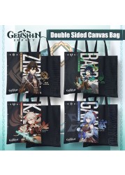 Jinshin Effect Two-Dimensional Project Kaidehara Kazuha Cartoon Anime Manga Game Peripheral Shoulder Bag Shopping Storage Bag