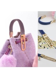 Handmade textile accessories 31cm length bag strap handle strap strap bag replacement strap slide bar PU bag handle