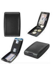 New Business Card Holder Aluminum Metal Bankcard Blocking Hard Case Wallet Credit Card Anti RFID Scan Protection Holder