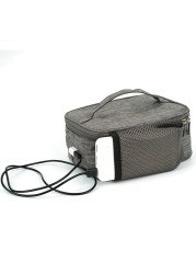 Insulated Lunch Bag With USB Warmer Outdoor Picnic Bag Desk Waterproof Portable Food Storage Bag