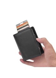 Men's Smart Wallet, Rfid, Metal Aluminum, Credit Card, Small Wallet