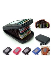 Travel Trip Bank Card Organizer Passport Wallet ID Card Holder Ticket Credit Card Case Zipper