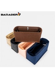 BAMADER Fits Brand Women's Bags Insert Bags Felt Cloth Travel Portable Toiletry Bag for Men Girl Storage Toiletry Liner Bags