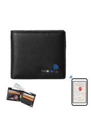 SmartLB Leather Mini Card Holder Best Gift for Man and Woman Anti-theft Wallet GPS Anti-lost Bluetooth Tracker Free Shipping