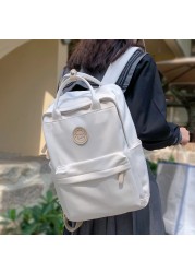 Cool Female Student Fashion Backpack Waterproof Cute Women School Bag Lady Laptop White Book Kawaii Girl College Backpack Travel