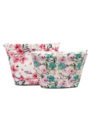 Women's Classic Mini Floral Briefcase Bag, Interior Zipper Pocket, Water Resistant Coating