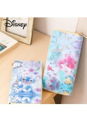 Disney New Cartoon Women's Coin Purse Long Fashion Women's Wallet Multiple Card Slot Large Capacity Popular Girl Luxury Coin Purse