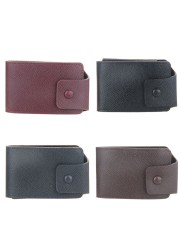 PU Leather Business ID Credit Card Holder Pocket Case Multiple Bank Card Slots Wallet Wallet Organizer Protection Cards for Men Women