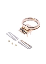 New Fashion 1PC Round Shape Metal Buckle Turn Lock Twist Lock Hardware DIY Craft Replacement Handbag Bag Purse Accessories