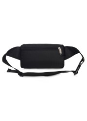 Men Nylon Belt Bum Waist Phone Pouch Fanny Pack Crossbody Shoulder Bag Sport Zip