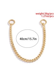 2pcs Chain Purse Strap For Shoulder Cross Body Sling Handbag Clutch Replacement Strap Accessories Women Supplies Product