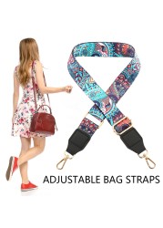 Replacement Ethnic Style Shoulder Bag DIY Colorful Chain Strap Bag Creative Bag Handles Purse Belts Accessories