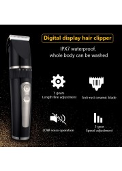 Professional hair clipper for men rechargeable electric razor hair trimmer hair cutting machine beard trimmer fast shipping