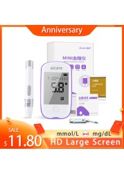 AICARE Blood Glucose Meter Glucometer Diabetic 50/100 Test Strips Lancets Blood Sugar Meter Monitor Medical Devices Tester