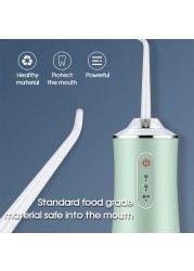 Boi 4 Nozzle Jet Water Replacement Pulse Dental Flosser Portable Smart Electric Oral Irrigator Dental Cleaning IPX7 240ml