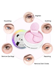 seaweed collagen eye patches under eye patches edema hydrogel eye patches dark circle patches korean mask 60pcs