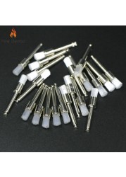 100pcs/bag Dental Polishing Brush Profi RA Brush Shank Flat Latch Nylon Teeth Prevention