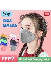 Elough Mascarillas FPP2 Ninos 6-12 Años 4 Layers Infant FFP2 Kids Children Masks FFP 2 ffp2Mascarilla KN95 Infantil Mask