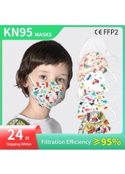 Mascarillas Niños KN95 أطفال أقنعة الأطفال أقنعة الوجه طفل قناع الوجه للأطفال FPP2 أقنعة FFP2 الطفل قناع واقٍ