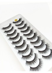 QUXINHAO wholesale 10 pairs lashes eyelashes cilios 3d mink lashes mink eyelashes wholesale false eyelashes maquiagem