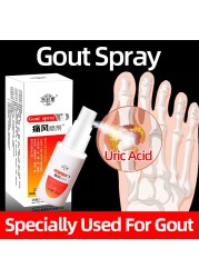 35mg Gout Spray Medical Treatment Gout Cause Neck Waist Shoulder Leg Joint Orthopedic Inflammation Care Liquid