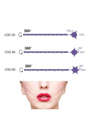 Best Supplier PDO Cog 6D 4D 3D 5pcs/bag Hilos Tensore Nose Face Lift Eye Lift PDO Cog 3D 4D Thread Korea