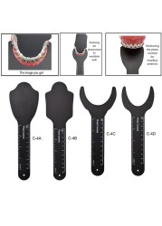 Dental Photo Contrast Kit Dental Oral Photography Black Back Plate Palital Contrast 4pcs/set