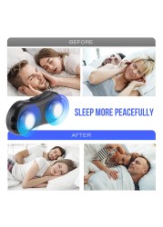 Smart Anti Snoring Device Portable EMS Pulse Noise Reduction Muscle Stimulator Comfortable Sleep Well Snore Health Care Stop