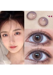 soft contact lenses for eyes 2 degrees pc/pair myopia prescription beauty pupil nature makeup colorful new york contact lens