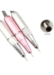 Professional Electric Manicure Machine Stainless Steel Handle 35000RPM Nail Drill Handle Electric Manicure Drill Tool Accessory