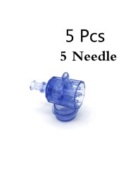 Disposable 5 Needles 9 Needles Tip Cartridge Negative Pressure For EZ Vacuum Mesotherapy Gun Injector Accessories Wholesale