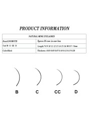 False eyelashes 5 trays, natural mink eyelashes, individual eyelashes, makeup