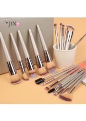 XJING 10/14/20pcs Professional Makeup Brushes Eye Shadow Make Up Brush Blending Kit Eyeliner Eyebrow Foundation Cosmetic Brushes Kit