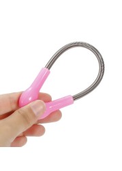 ELECOOL Stainless Steel Beauty Facial Hair Removal Body Cleaning Facial Hair Makeup Spring Bending Epilator Stick Tool