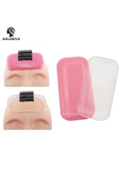 1/2pcs Eyelashes Grafting Tools False Eyelashes Extension Silicone Pad Reusable Eyelashes Extension Holder Forehead Pads Makeup Tool