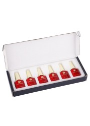 MSHARE Nails Quick Builder Nail Extension Gel Set Kits Building Clear Nail Tips Cure With UV Led Lamp 6pcs 10ml