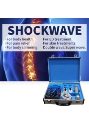 New Touch Screen Shockwave Therapy Device With 7 Heads ED Therapy Pain Relief Lattice Ballistic Shock Wave Physiotherapy Tool