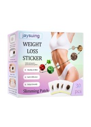 30/10pcs/box Natural Herbal Weight Loss Slim Patch Navel Sticker Slimming Product Fat Burning Weight Loss Abdominal Waist Plaster