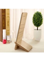 HD one-sided desktop makeup mirror wooden square simple dressing portable mirror