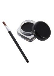 Black Waterproof Eyeliner Cream Long Lasting Gel Eyeliner Professional Eyeliner Shadow Gel Makeup With Brush Eye Cosmetics TSLM1