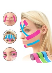 2.5cm*5m Face Tape V Line Wrinkle Remover Sticker Facial Skin Care Tool Neck Eyes Lifting Tape Bandagem Elastic