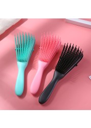 Women Hair Scalp Massage Comb Detangling Brush for Curly Hair Non-slip Rubber Octopus Hair Brush Comb Scalp Massage Styling Tool