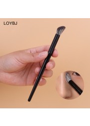 LOYBJ 1pc Nose Shadow Brush Angled Contour Makeup Brushes Face Bronzer Nose Silhouette Eyeshadow Blending Make Up Tools