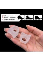 2pcs Toe Separator Insoles Ring Separation Hallux Valgus Correction Pad Foot Care Orthotic Foot Toe Valgus Correct