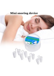 Anti Snoring Device 4/8pcs/set Anti Snoring Tools Nose Stopper Nose Nozzles Nose Dilator Improve Sleep Sleep Aid