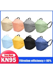 Korean Face Mask KN95 Mascarillas FPP2 Adutos Security Protection KN 95 Mascherine FFP2 Masque Colors Morandi FFPP2 Certification